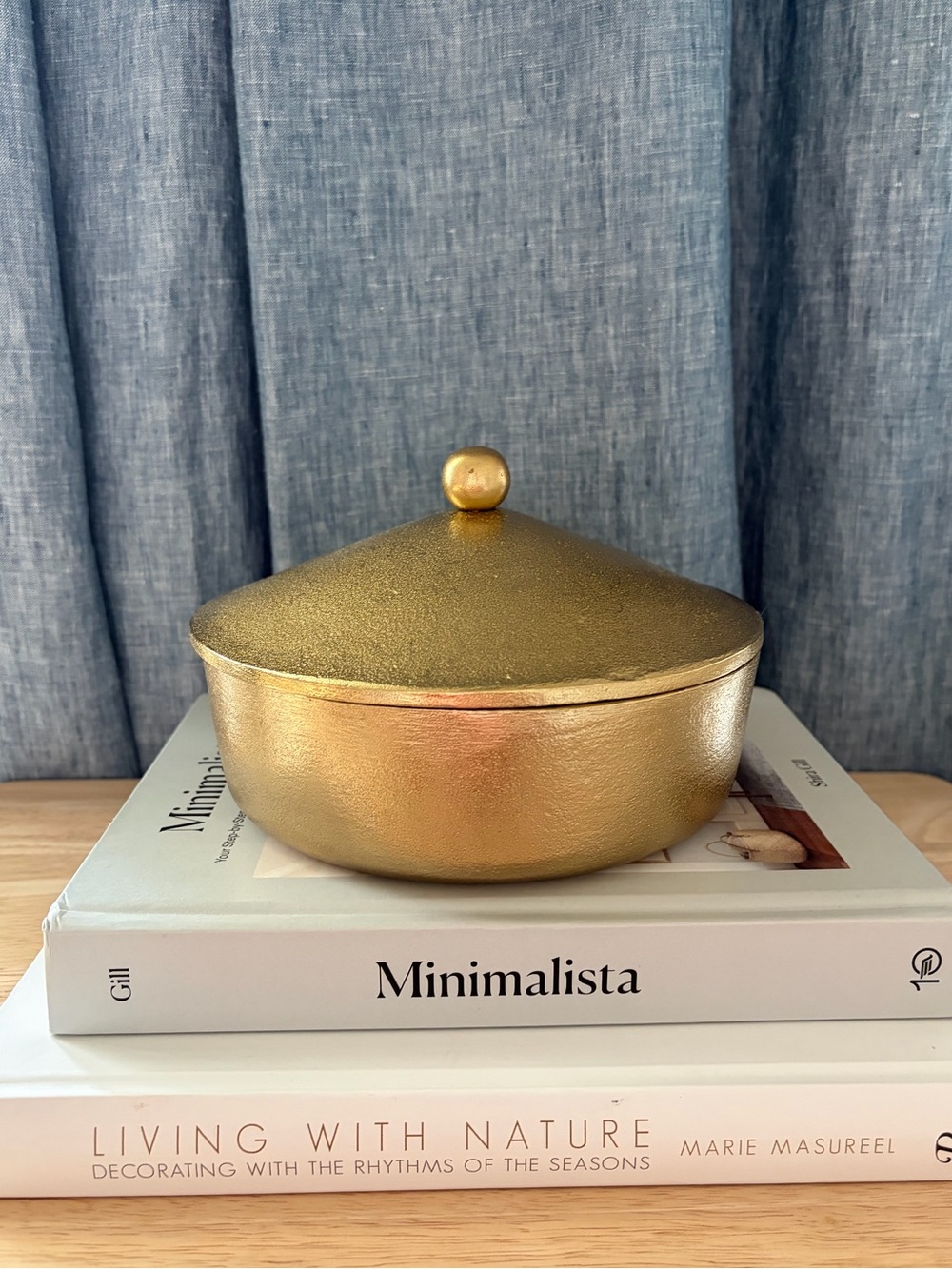 Threshold Short Brass Canister Designed With Studio Mcgee